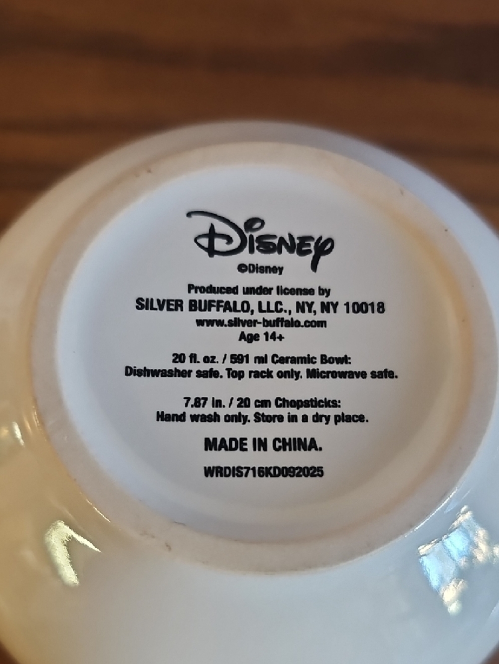 Disney The Aristocats Marie Bow Ribbon Ceramic Ramen Bowl with Chopsticks - Picture 2 of 9